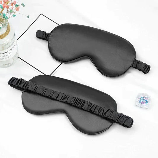 silk sleep mask (black)