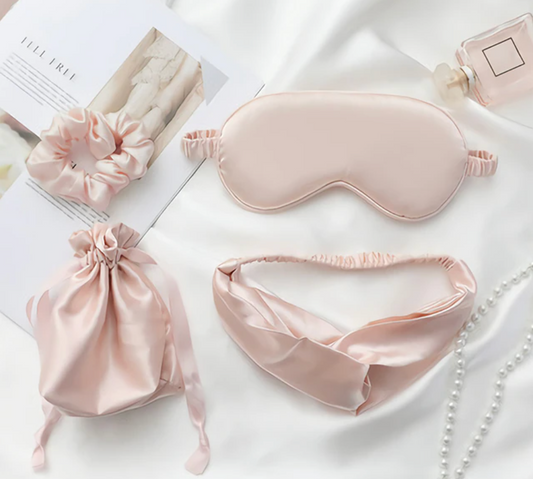 silk sleep set (fresh pink)