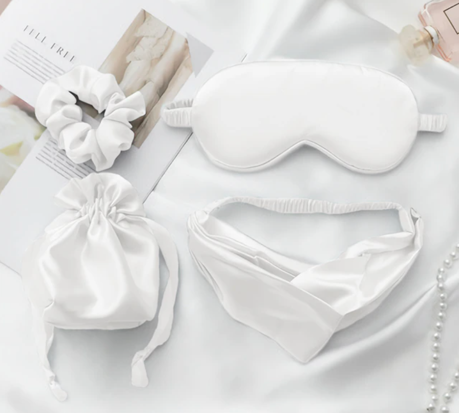 silk sleep set (white)